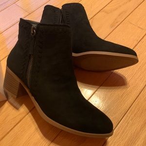 Black Suede Booties